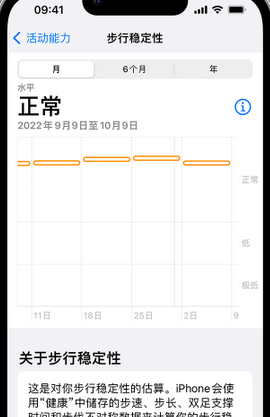 淇滨iPhone手机维修如何在iPhone开启'步行稳定性通知'