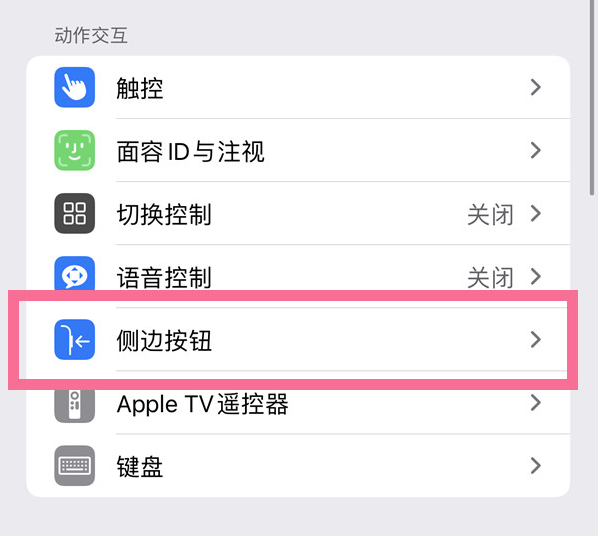 淇滨苹果14维修店分享iPhone14 Plus侧键双击下载功能关闭方法 