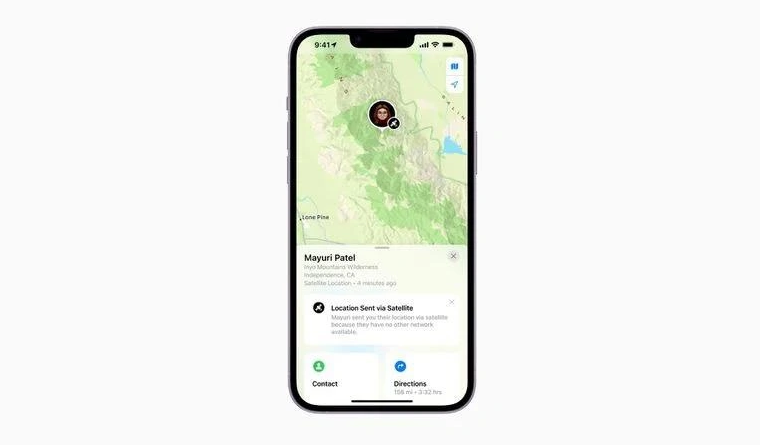 淇滨苹果14维修分享iPhone14系列中 FindMy功能通过卫星分享位置方法教程 